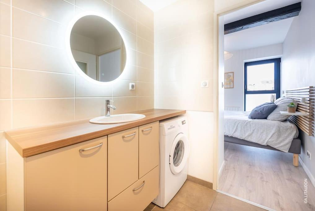 Appartement T2 Climatise Le Quai 391 Saint-Laurent-sur-Saone Luaran gambar